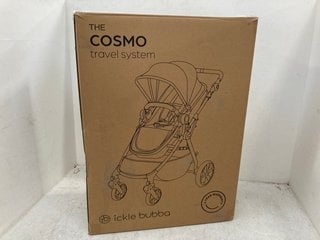 Lot 1182  
            Marchington SR14 - Parcel Delivery Only 
                
ICKLE BUBBA THE COSMO TRAVEL SYSTEM IN BLACK - ORIGINAL RRP £500: LOCATION - F13
