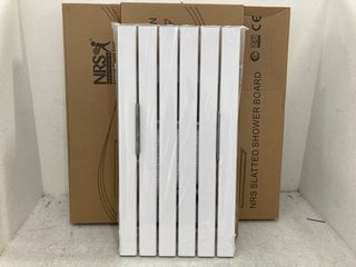 Lot 1185  
            Marchington SR14 - Parcel Delivery Only 
                
3 X NRS HEALTHCARE SLATTED SHOWERS BOARDS: LOCATION - F13