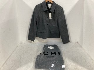 Lot 1211  
            Marchington SR14 - Parcel Delivery Only 

                
ICHI IHGOZIVO TROUSERS IN CHECK - UK SIZE 38 TO INCLUDE ICHI IHGOZIVO JACKETS IN ...
