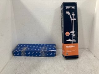 Lot 1265  
            Marchington SR14 - Parcel Delivery Only 

                
GROHE MINTA PULL OUT KITCHEN TAP TO INCLUDE BRISTAN ARTISAN THERMOSTATIC BAR SHOW...