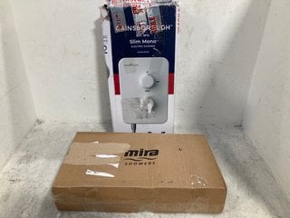 Lot 1278  
            Marchington SR14 - Parcel Delivery Only 

                
GAINSBOROUGH SLIM MONO ELECTRIC SHOWER TO INCLUDE MIRA SHOWERS MIRE ERD THERMOSTA...