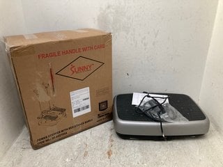 Lot 1284  
            Marchington SR14 - Parcel Delivery Only 

                
MOSUNY VIBRATION PLATE TO INCLUDE SUNNY POWER STEPPER: LOCATION - F18