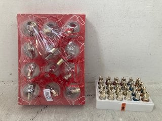 Lot 1323  
            Marchington SR14 - Parcel Delivery Only 

                
BOX OF 12 MAVALA CHRISTMAS BAUBLE MYSTERY NAIL POLISHES TO INCLUDE PACK OF 24 MIX...