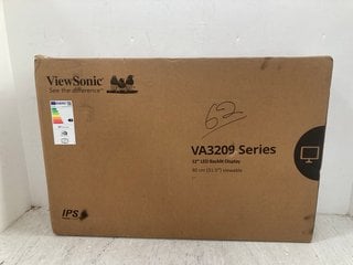 Lot 1334  
            Marchington SR14 - Parcel Delivery Only 

                
VIEWSONIC 32" FRAMELESS MONITOR - MODEL VA3209 - ORIGINAL RRP £129: LOCATION - E18