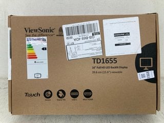 Lot 1368  
            Marchington SR14 - Parcel Delivery Only 

                
VIEWSONIC 16" FULL HD LED BACKLIT DISPLAY MONITOR: LOCATION - E16