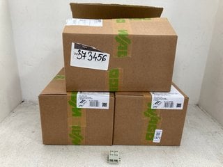 Lot 1377  
            Marchington SR14 - Parcel Delivery Only 

                
3 X BOXES OF 4-CONDUCTOR TERMINAL STRIPS: LOCATION - E15