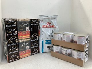 Lot 1381  
            Marchington SR14 - Parcel Delivery Only 

                
QTY OF ASSORTED PET FOOD TO INCLUDE ROYAL CANIN 3KG ANLLERGENIC DOG FOOD - BBE 01...