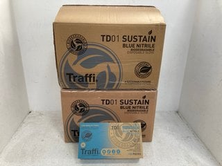 Lot 1400  
            Marchington SR14 - Parcel Delivery Only 

                
2 X BOXES OF TRAFFI SRI LANKA BLUE NITRILE DISPOSABLE GLOVES: LOCATION - E14