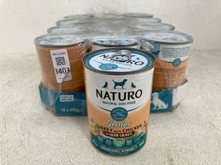 Lot 1403  
            Marchington SR14 - Parcel Delivery Only 

                
PACK OF 12 NATURO SENIOR TURKEY WITH CHICKEN DOG FOOD - BBE 07.2027: LOCATION - E14