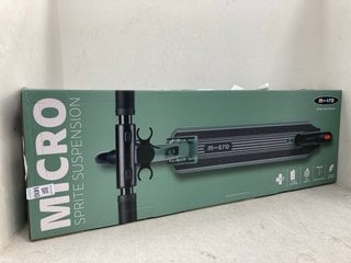 Lot 1410  
            Marchington SR14 - Parcel Delivery Only 

                
MICRO SPRITE SUSPENSION SCOOTER - ORIGINAL RRP £135: LOCATION - E14