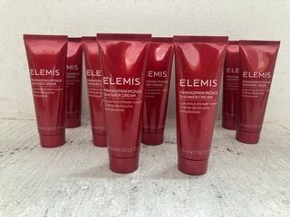Lot 225  
            Marchington SR14 - Parcel Delivery Only 
                
12 X ELEMIS 50ML FRANGIPANI MONOI SHOWER CREAMS(EXPIRED) - COMBINED ORIGINAL RRP ...