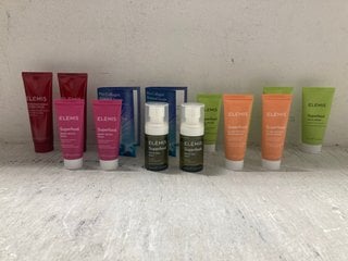 Lot 268  
            Marchington SR14 - Parcel Delivery Only 

                
14 X ELEMIS PRODUCTS TO INCLUDE 2 X ELEMIS SUPERFOOD GLOW PRIMING ILLUMINATED MOI...