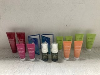 Lot 291  
            Marchington SR14 - Parcel Delivery Only 
                
14 X ELEMIS PRODUCTS TO INCLUDE 2 X ELEMIS SUPERFOOD GLOW PRIMING ILLUMINATED MOI...