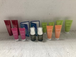 Lot 293  
            Marchington SR14 - Parcel Delivery Only 
                
14 X ELEMIS PRODUCTS TO INCLUDE 2 X ELEMIS SUPERFOOD GLOW PRIMING ILLUMINATED MOI...