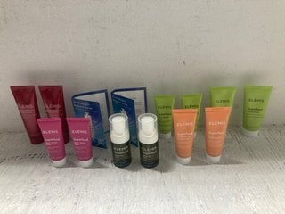 Lot 294  
            Marchington SR14 - Parcel Delivery Only 
                
14 X ELEMIS PRODUCTS TO INCLUDE 2 X ELEMIS SUPERFOOD GLOW PRIMING ILLUMINATED MOI...