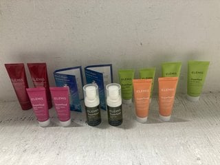 Lot 297  
            Marchington SR14 - Parcel Delivery Only 
                
14 X ELEMIS PRODUCTS TO INCLUDE 2 X ELEMIS SUPERFOOD GLOW PRIMING ILLUMINATED MOI...