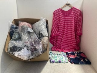 Lot 317  
            Marchington SR14 - Parcel Delivery Only 

                
QTY OF ASSORTED WOMENS CLOTHING/NIGHTWEAR IN VARIOUS SIZES TO INCLUDE CUDDL DUDS ...