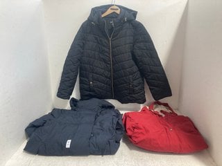 Lot 321  
            Marchington SR14 - Parcel Delivery Only 

                
3 X ASSORTED COATS TO INCLUDE CENTIGRADE PADDED PUFFER COAT IN BLACK - SIZE LARGE...