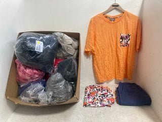 Lot 332  
            Marchington SR14 - Parcel Delivery Only 
                
QTY OF ASSORTED WOMENS CLOTHING/NIGHTWEAR IN VARIOUS SIZES TO INCLUDE RUTH LANGSF...