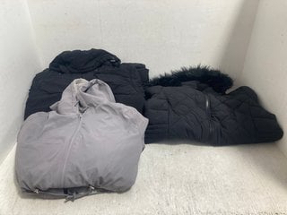 Lot 335  
            Marchington SR14 - Parcel Delivery Only 
                
3 X ASSORTED COATS IN SIZE 2XL TO INCLUDE CENTIGRADE 2-IN-1 PADDED COAT IN BLACK:...