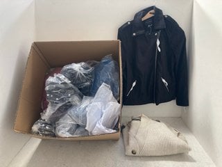 Lot 341  
            Marchington SR14 - Parcel Delivery Only 
                
QTY OF ASSORTED WOMENS CLOTHING/NIGHTWEAR IN VARIOUS SIZES TO INCLUDE BRENDA EDWA...