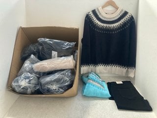 Lot 344  
            Marchington SR14 - Parcel Delivery Only 
                
QTY OF ASSORTED WOMENS CLOTHING/NIGHTWEAR IN VARIOUS SIZES TO INCLUDE ONLY FLARE ...