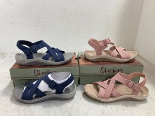 Lot 398  
            Marchington SR14 - Parcel Delivery Only 

                
2 X SKECHERS REGGAE SANDALS IN BLUSH & NAVY - UK SIZE 7: LOCATION - H12