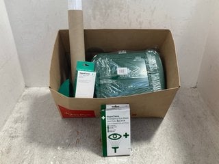 Lot 472  
            Marchington SR14 - Parcel Delivery Only 
                
QTY OF ASSORTED HEALTHCARE ITEMS TO INCLUDE HYPACLENS EMERGENCY EYE WASH 20ML POD...