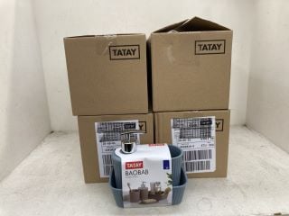 Lot 477  
            Marchington SR14 - Parcel Delivery Only 
                
QTY OF TATAY BAOBAB COLLECTION BATHROOM ACCESSORIES IN BLUE: LOCATION - H17