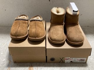 Lot 482  
            Marchington SR14 - Parcel Delivery Only 
                
UGG KIDS CLASSIC MINI II BOOT IN CHESTNUT - UK 13 - ORIGINAL RRP: £110 TO INCLUDE...