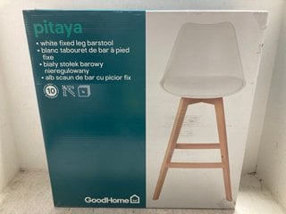 Lot 492  
            Marchington SR14 - Parcel Delivery Only 

                
GOODHOME PITAYA WHITE FIXED LEG BARSTOOL: LOCATION - H17