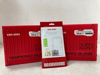Lot 504  
            Marchington SR14 - Parcel Delivery Only 
                
2 X BOXES OF VEN-DENS 2.5D TEMPERED GLASS SCREEN PROTECTORS: LOCATION - H18