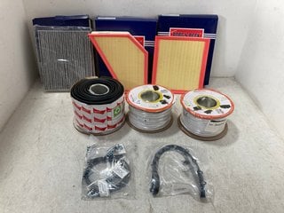 Lot 506  
            Marchington SR14 - Parcel Delivery Only 
                
QTY OF ASSORTED ITEMS TO INCLUDE SECURI-FLEX 8 CORE TCCA TYPE 3 ALARM SCREENED WH...