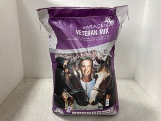 Lot 514  
            Marchington SR14 - Parcel Delivery Only 
                
SARACEN 20KG VETERAN HORSE MIX: LOCATION - H18