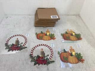 Lot 581  
            Marchington SR14 - Parcel Delivery Only 
                
QTY OF HOME REFLECTIONS PRE-LIT WINDOW SEASONAL STICKERS: LOCATION - G16