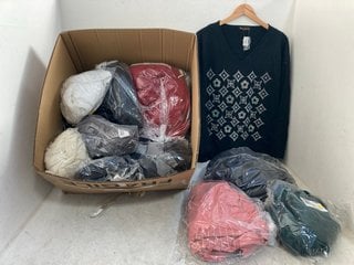 Lot 594  
            Marchington SR14 - Parcel Delivery Only 
                
QTY OF ASSORTED WOMENS CLOTHING/NIGHTWEAR IN VARIOUS SIZES TO INCLUDE FRANK USHER...