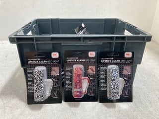 Lot 600  
            Marchington SR14 - Parcel Delivery Only 
                
QTY OF SECUREBRITE LIPSTICK ALARM LED LIGHTS: LOCATION - G15