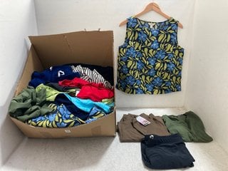 Lot 601  
            Marchington SR14 - Parcel Delivery Only 
                
QTY OF ASSORTED WOMENS CLOTHING IN VARIOUS SIZES TO INCLUDE SEASALT CORNWALL COLO...