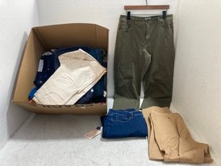 Lot 603  
            Marchington SR14 - Parcel Delivery Only 
                
QTY OF ASSORTED WOMENS CLOTHING IN VARIOUS SIZES TO INCLUDE NYDJ ALINA ANKLE LEGG...