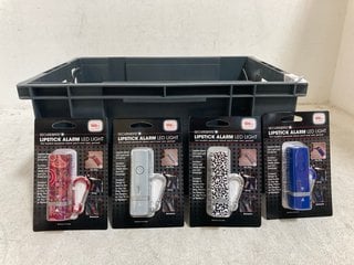 Lot 613  
            Marchington SR14 - Parcel Delivery Only 
                
QTY OF SECUREBRITE LIPSTICK ALARM LED LIGHTS: LOCATION - G14