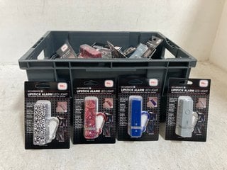 Lot 614  
            Marchington SR14 - Parcel Delivery Only 
                
QTY OF SECUREBRITE LIPSTICK ALARM LED LIGHTS: LOCATION - G14