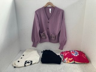 Lot 670  
            Marchington SR14 - Parcel Delivery Only 

                
4 X ASSORTED WOMENS CLOTHING IN SIZE MEDIUM TO INCLUDE MONSOON PRIM FLORAL DRESS ...