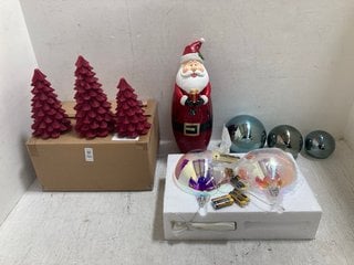 Lot 705  
            Marchington SR14 - Parcel Delivery Only 

                
QTY OF ASSORTED HOUSEHOLD DECOR TO INCLUDE HOME REFLECTIONS SET OF 3 LED CHRISTMA...