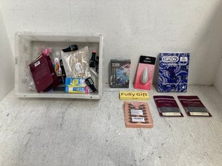 Lot 753  
            Marchington SR14 - Parcel Delivery Only 

                
QTY OF ASSORTED BEAUTY ITEMS TO INCLUDE CAFLON BLU EAR PIERCING KIT (18+ ID REQUI...