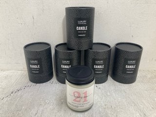 Lot 759  
            Marchington SR14 - Parcel Delivery Only 

                
5 X MAKESTER LUXURY HAND POURED SOY WAX CANDLES: LOCATION - G6