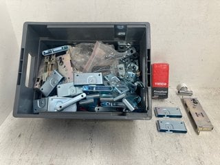 Lot 761  
            Marchington SR14 - Parcel Delivery Only 

                
QTY OF ASSORTED NAILS/NUTS/BOLTS TO INCLUDE BOX OF TIMCO FIRMAHOLD STRAIGHT BRADS...