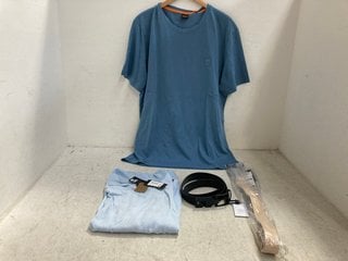 Lot 821  
            Marchington SR14 - Parcel Delivery Only 

                
4 X ASSORTED MENS CLOTHING & ACCESSORIES IN VARIOUS SIZES TO INCLUDE TOMMY HILFIG...