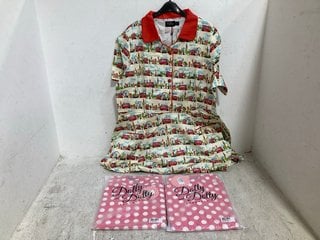 Lot 836  
            Marchington SR14 - Parcel Delivery Only 
                
3 X ASSORTED DOLLY & DOTTY CLOTHING IN VARIOUS SIZES TO INCLUDE MABEL LONDON MIDI...