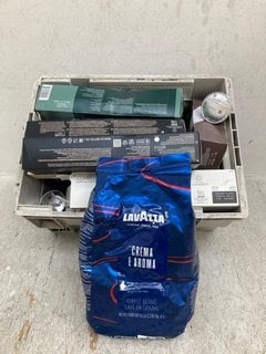 Lot 923  
            Marchington SR14 - Parcel Delivery Only 
                
QTY OF ASSORTED COFFEE TO INCLUDE LAVAZZA CREMA E AROMA COFFEE BEANS - BBE 04.202...