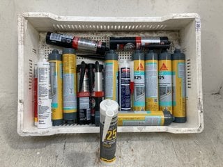 Lot 930  
            Marchington SR14 - Parcel Delivery Only 
                
QTY OF ASSORTED SILICONE SEALANTS (18+ ID REQUIRED): LOCATION - F2